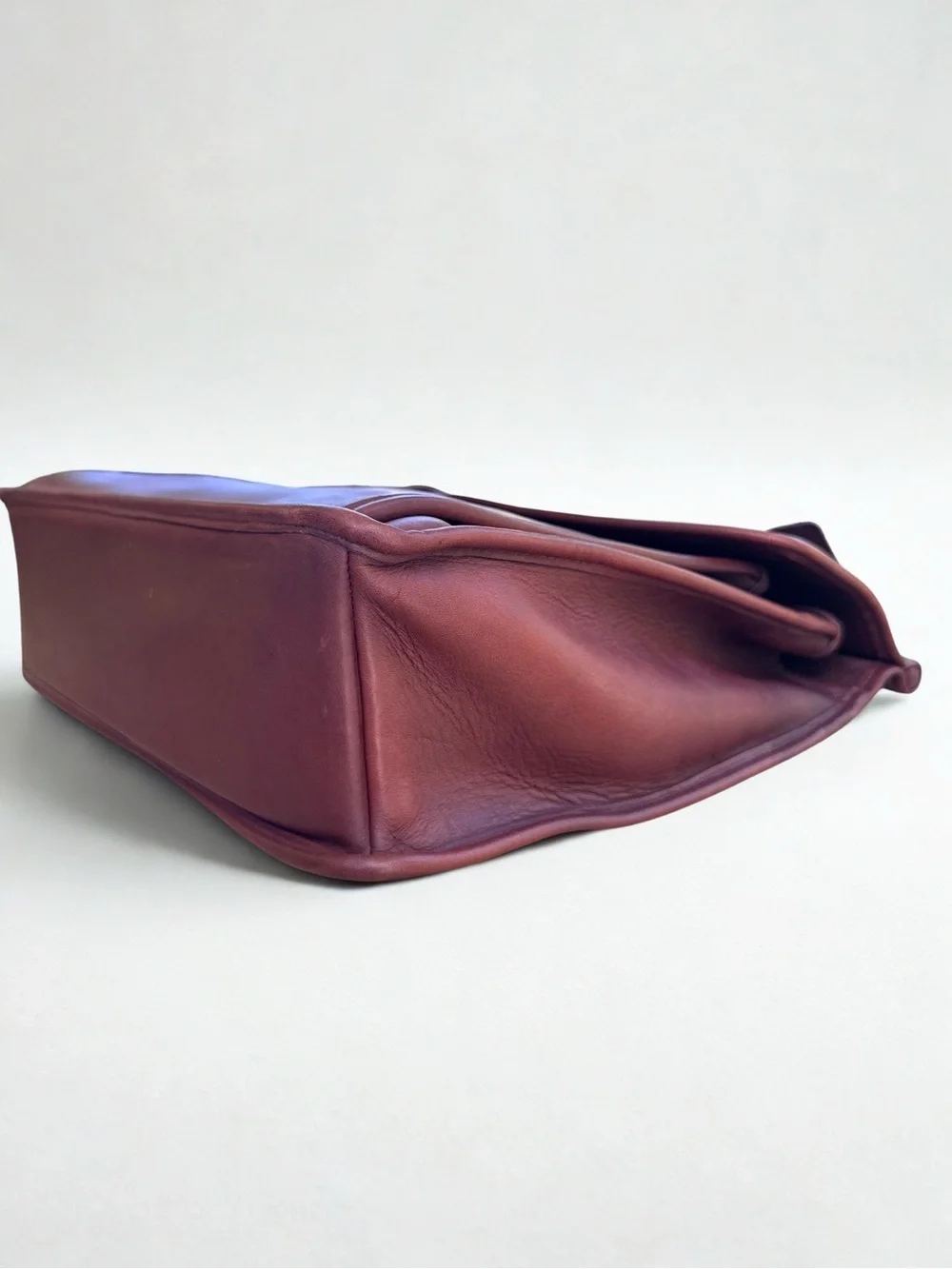 Vintage Coach Beekman Briefcase 5266 Rare Burgundy Leather Messenger Bag USA